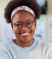 Adult patient with orthodontic treatment